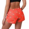 Cleveland Browns NFL Womens Mini Print Running Shorts view 2