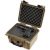 Eylar Small 10.62" Deep Hard Gun Case Waterproof with Foam TSA Standards (Tan) view 2