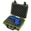 Eylar Small 10.62" Hard Gun Case Waterproof with Foam TSA Standards (Green) view 1
