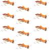 The Fly Fishing Place Morrish Hopper Foam Body High Visibility Grasshopper Dry Fly Fishing Fly - 12 Flies - Tan/Brown - Hook Size 10 - Hopper Dropper Indicator Fly view 1