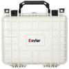 Eylar Small 10.62" Hard Gun Case Waterproof with Foam TSA Standards (White) view 3