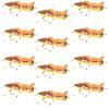 The Fly Fishing Place Morrish Hopper Foam Body High Visibility Grasshopper Dry Fly Fishing Fly - 12 Flies - Yellow/Tan - Hook Size 10 - Hopper Dropper Indicator Fly view 1