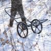 Rivers Edge Game Cart, Haul Large Game, Tri-Fold Design, from Folded to Full Use, Durable, 300 lb. Hauling Capacity, RE790 Black view 3