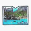 Collectible Novelty Pin for Backpack, Scarf - Made From Jeweler Class Metal - Spartan and the Green Egg Explorer Pin Series: Cala Goloritz - Sardinia, Italy (644) view 1