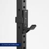 Titan Fitness T-3 Series Space Saving Rack 82-in. Tall 24-in. Deep Wall Mount view 2