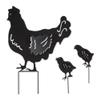 Accent Plus Chicken Family Garden Stake view 1