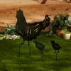 Accent Plus Chicken Family Garden Stake view 3