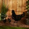 Accent Plus Chicken Family Garden Stake view 4
