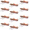 The Fly Fishing Place Morrish Hopper Foam Body High Visibility Grasshopper Dry Fly Fishing Fly - 12 Flies - Pink/Tan - Hook Size 10 - Hopper Dropper Indicator Fly view 1