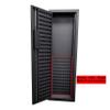 V-Line Ind. Tactical Closet Vault Kit 1-Molle Panel Board for Storing Tactical Gear, Fits V-Line Tactical Closet Vault. Great Organizer, Flat Black view 2