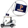 College Flags & Banners Co. Pepperdine Waves Boat and Mini Flag and Pole Holder Mount Set view 2