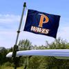 College Flags & Banners Co. Pepperdine Waves Boat and Mini Flag and Pole Holder Mount Set view 3