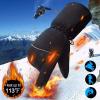 Generic Rechargeable Heated Gloves - Electric Heating Gloves with 3 Heating Levels - Heated Mittens for Women Men - Outdoor Skiing Fishing view 3