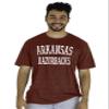 Blue 84 Men's Standard Arkansas Razorbacks, T Shirt Tri-Blend Team Color, X-Large view 2