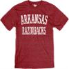 Blue 84 Men's Standard Arkansas Razorbacks, T Shirt Tri-Blend Team Color, X-Large view 3