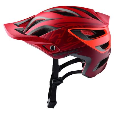 Troy Lee Designs - A3 MIPS Helmet; Pump for Peace RED XL/2X
