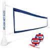 GoSports Deck-Mounted Splash Net Elite Inground Pool Volleyball Game - Permanent Deck Mounted for Inground Pools view 1