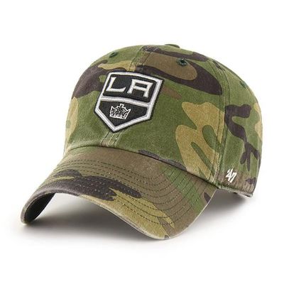 '47 NHL Camo Clean Up Adjustable Hat, Adult One Size Fits All (Los Angeles Kings Camo)