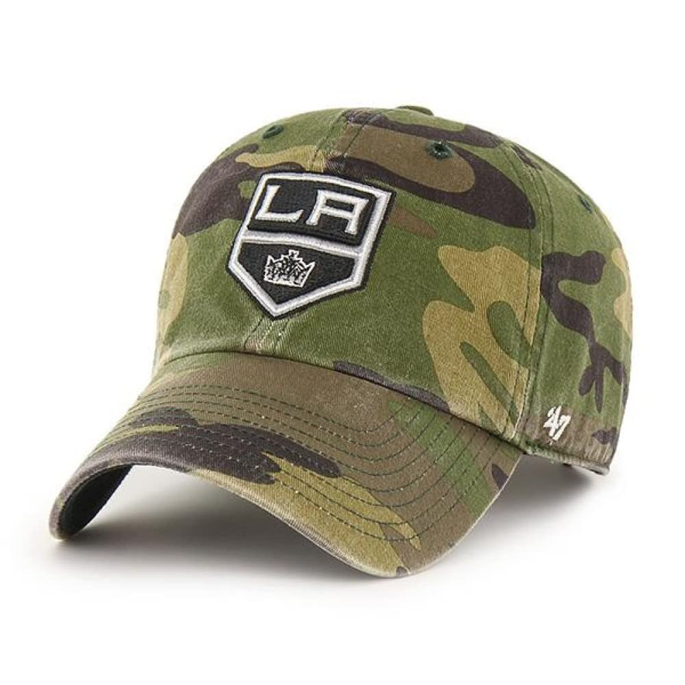 '47 NHL Camo Clean Up Adjustable Hat, Adult One Size Fits All (Los Angeles Kings Camo)