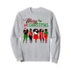 Black African American Santa Apparel Christmas Melanin Women Sweatshirt view 1