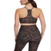 Sage Collective Women's Unpadded Everyday Bralette Street-to-Studio, Jungle Cat, Medium view 3