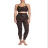 Sage Collective Women's Unpadded Everyday Bralette Street-to-Studio, Jungle Cat, Medium view 4