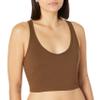 Sage Women's Sports Bra  Wirefree, Removable Pads, Yoga, Pilates, Running, Workouts, Cycling, Casual Wear, Potting Soil, Small view 1