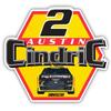 Nascar # 2 Austin Cindric 2-Inch Vinyl Decal Stiker view 1