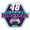 Nascar # 48 Alex Bowman 2-Inch Vinyl Decal Stiker view 1