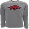 Arkansas Razorbacks Tri-Blend Crewneck Sweatshirt Vintage Icon Heather Grey, Small view 2