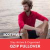 SCOTTeVEST Qzip Performance Pullover for Men - 3 Hidden Pockets - Moisture Wicking Quarter-Zip for Travel & More (Charcoal, XX-Large) view 4