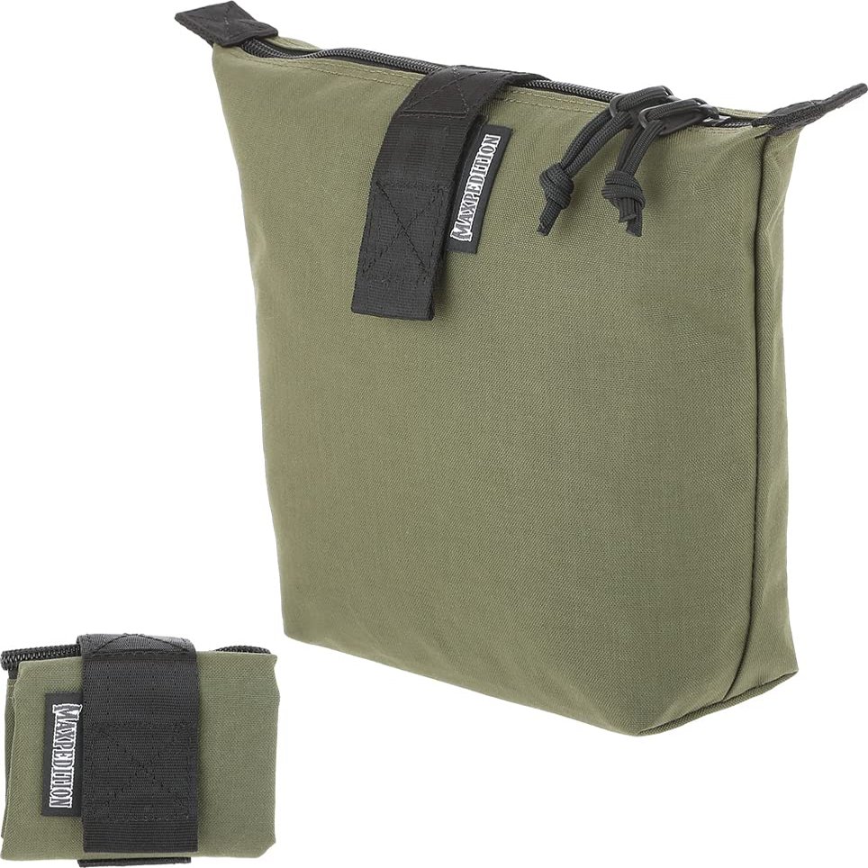 MAXPEDITION #ZFBLTPG: Rollypoly Folding Belt Pouch, OD Green