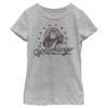Disney Girl's Ranger_Stars T-Shirt, Athletic Heather, Medium view 1
