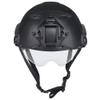 2022 Jungle Camouflage Fast Protective Helmet, PJ Type Tactical Multi-Function Fast Helmet with Sunshade Goggles Version view 1