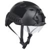 2022 Jungle Camouflage Fast Protective Helmet, PJ Type Tactical Multi-Function Fast Helmet with Sunshade Goggles Version view 3