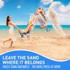 Everlasting Comfort Large Beach Blanket Waterproof & Sandproof - 80" x 80"/ 6.7ft x 6.7ft - Lightweight Picnic Mat, Camping Necessities for 4 People - Accessories for Outdoor Festivals - Orange view 3
