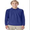 Classroom Uniforms Long Sleeve Pique Polo T-Shirt for Men and Women CR835X, M, SS Royal view 1