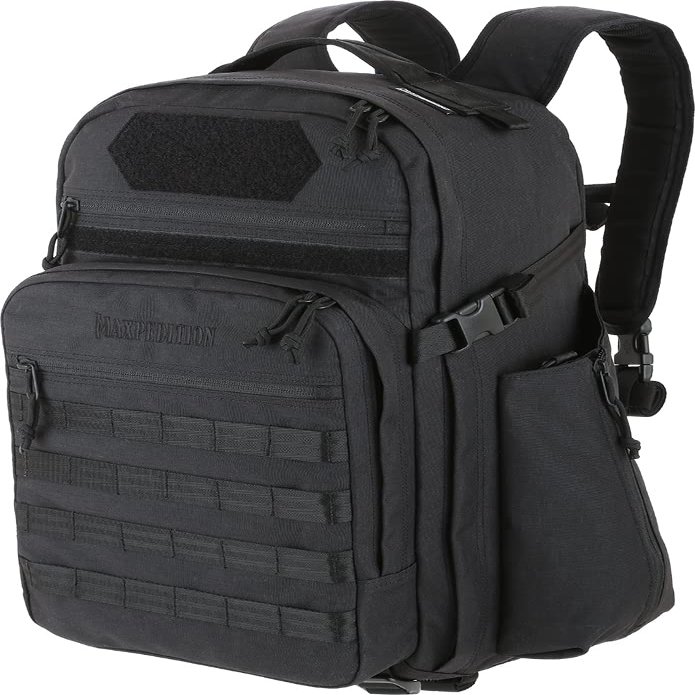Maxpedition HAVYK 1, Tactical Backpack, Black, Medium (2121B)