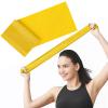 Cerabund Training Bands Training Tube Bands Yellow Yellow Length 1m Width 12.5cm Strength Level: -1 TBE-1 Strength Manual Rubber Heavy Duty Beginners Ballet Baseball Inner Muscle Training Muscle view 1