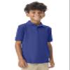 Classroom Polo Shirt Boys and Girls, Short Sleeve Collared T-Shirts CR891X, XL, SS Royal view 4