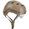 2022 Jungle Camouflage Fast Protective Helmet, PJ Type Tactical Multi-Function Fast Helmet with Sunshade Goggles Version view 4