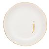 COLLECTIVE HOME - Ceramic Jewelry Tray, Decorative Trinket Dish for Rings Earrings Necklaces Bracelet Watch Keys, Birthday Mother's Day Christmas Gift for Women, 4.75", White Surface (J) view 1