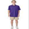 Classroom School Uniforms Unisex Polo T-Shirts with Moisture Wicking & Ribbed Collar CR860X, L, Dark Purple view 4