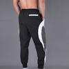 Mens Loose fit Athletic Pants Elastic Waistband Taper Lightweight Sweatpants Causal Stylish Workout Joggers Zip Pockets Black view 3