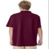 Classroom School Uniforms Unisex Polo T-Shirts with Moisture Wicking & Ribbed Collar CR860X, M, Burgundy view 2