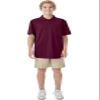 Classroom School Uniforms Unisex Polo T-Shirts with Moisture Wicking & Ribbed Collar CR860X, M, Burgundy view 4
