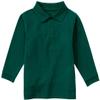 Classroom Uniforms Long Sleeve Pique Polo T-Shirt for Men and Women CR835X, XL, SS Hunter Green view 1