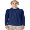 Classroom Uniforms Long Sleeve Pique Polo T-Shirt for Men and Women CR835X, 3XL, SS Navy view 1