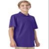 Classroom School Uniforms Unisex Polo T-Shirts with Moisture Wicking & Ribbed Collar CR860X, XL, Dark Purple view 3