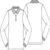 Classroom Uniforms Long Sleeve Pique Polo T-Shirt for Men and Women CR835X, XL, Heather Gray view 2